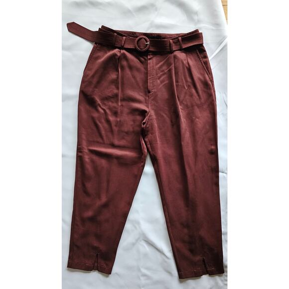 Ted Baker London Ninette Trousers  High Waist Carrot Legs Women's Size 3 - Picture 8 of 11